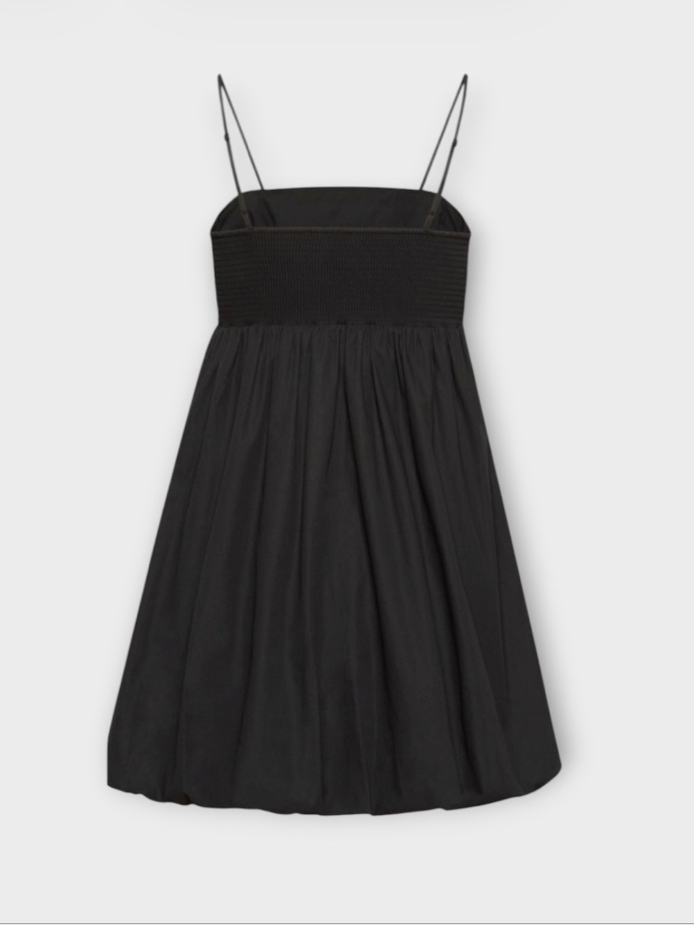 ARITZIA Sunday Best Elio Poplin Bubble Mini Dress Black Babydoll - Picture 3 of 16